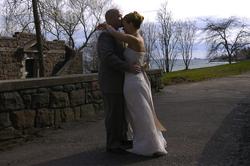 Patricia and Lucas on their wedding day in 2004